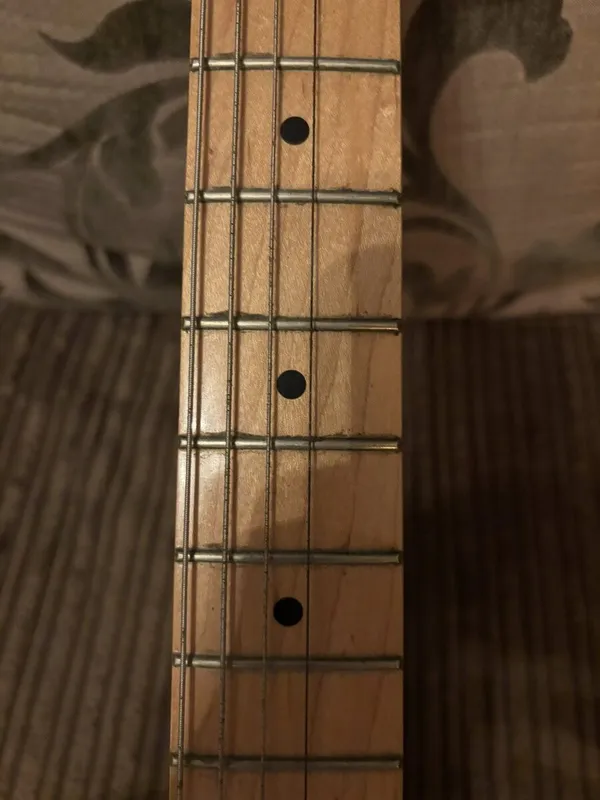 Guitar neck before setup and truss rod adjustment, Gateshead